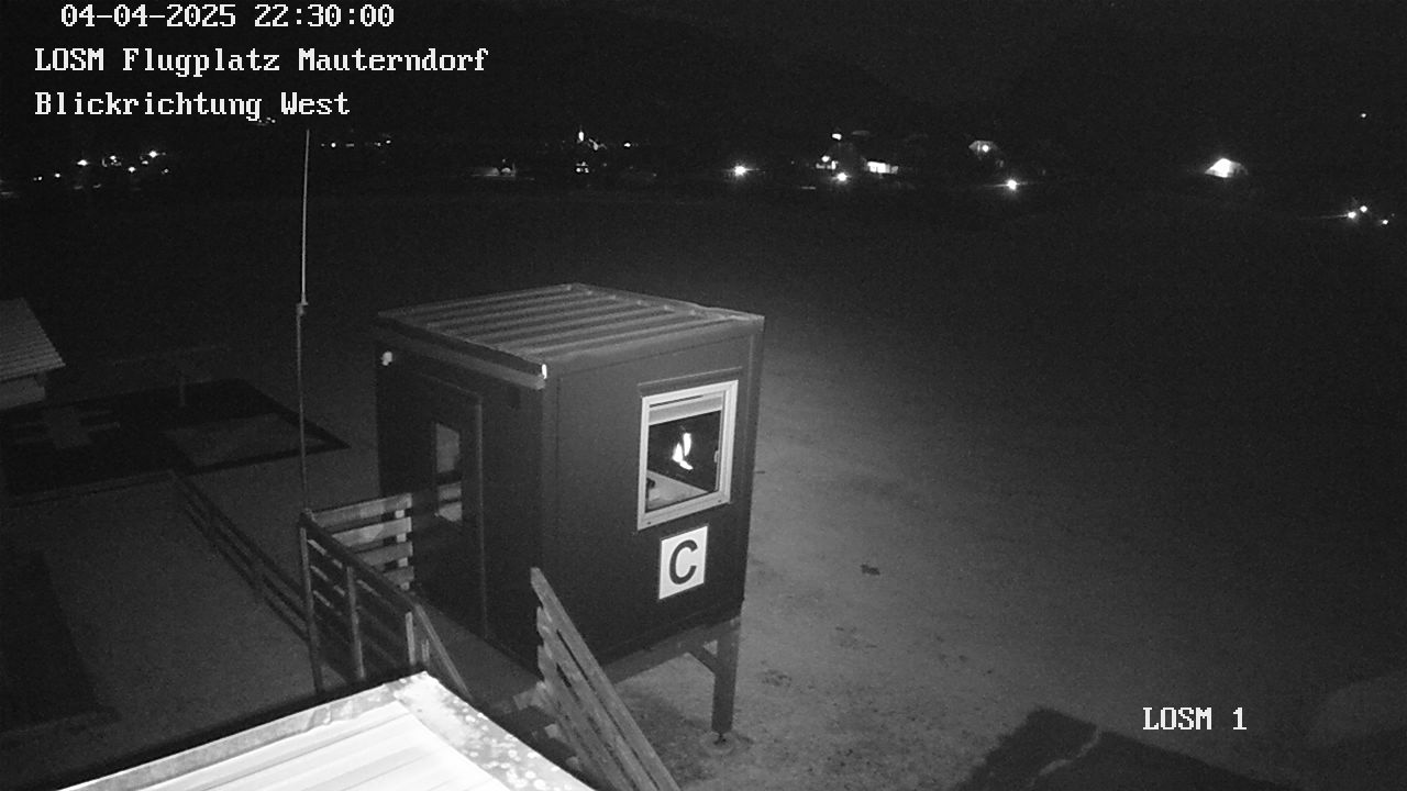 Live Bild vom Flugplatz Mauterndorf